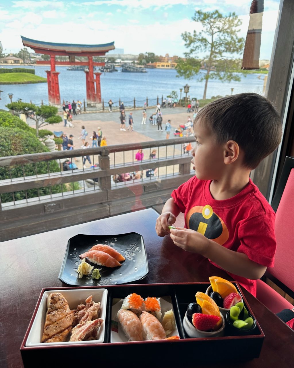 disney food allergies dairy nut shiki sai epcot kids meal review