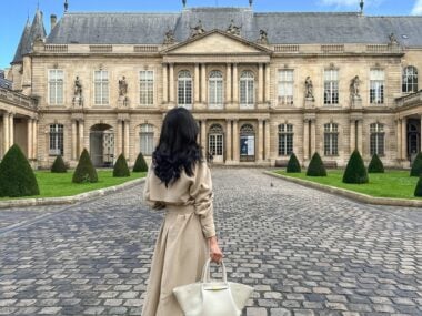 Musée des Archives Nationales oak fort trench coat dolce vita flats