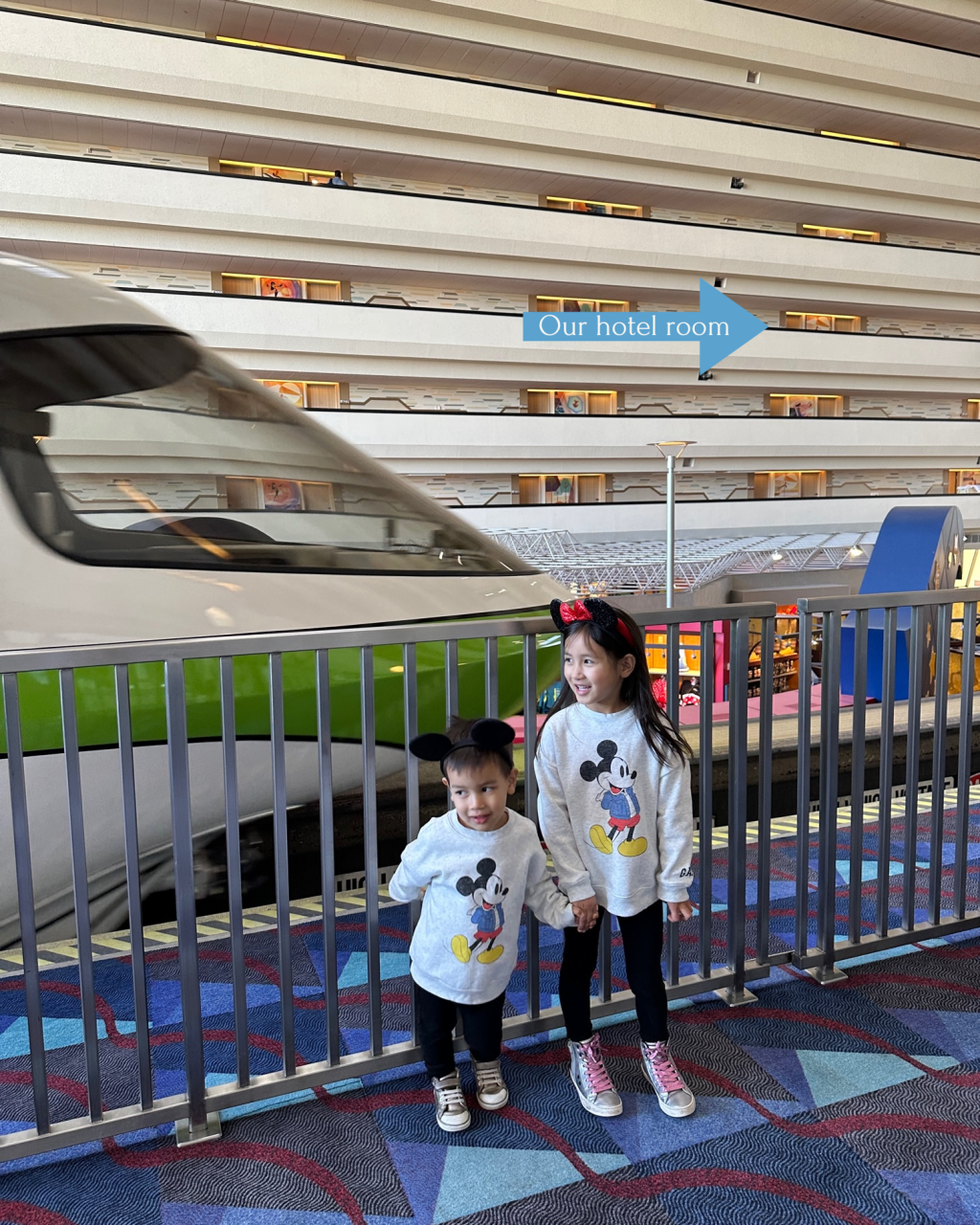 Disney contemporary hotel A frame room review